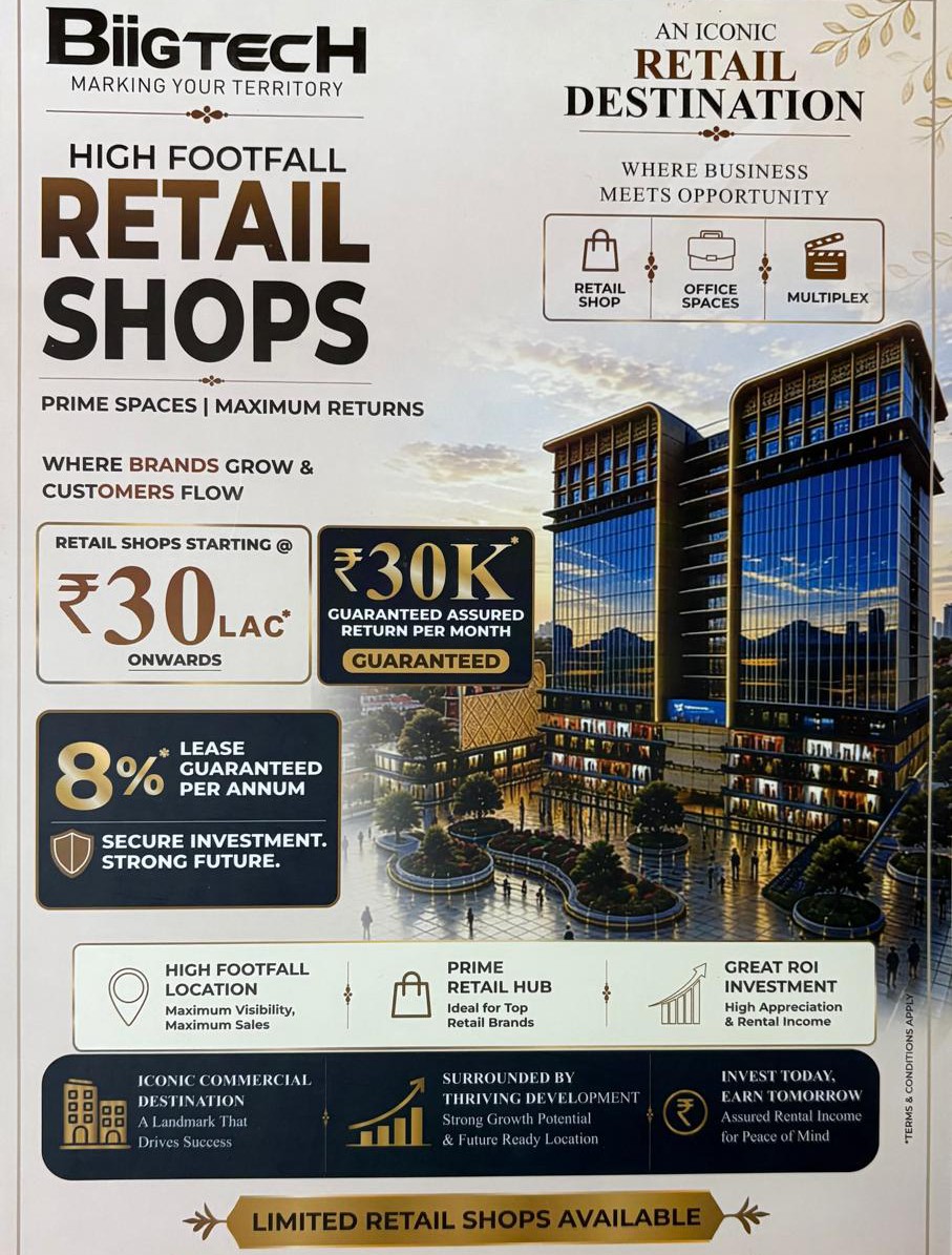 Retail shops and commercial investment opportunities